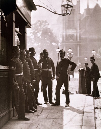 Recruiting Sergeants at Westminster by John Thomson